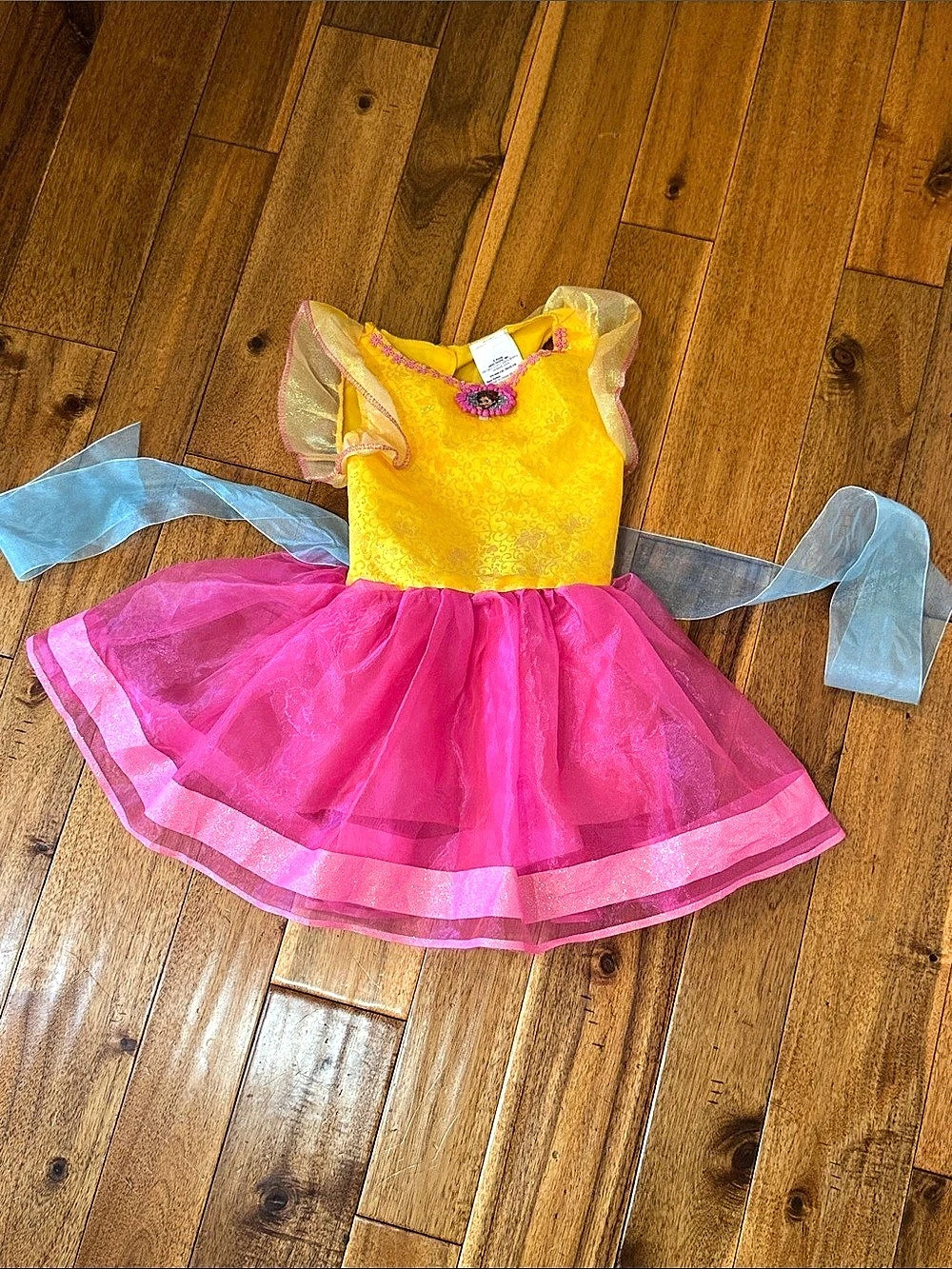 Disney Sofia the First costume dress Pink & Yellow Girls 4-6X Like New